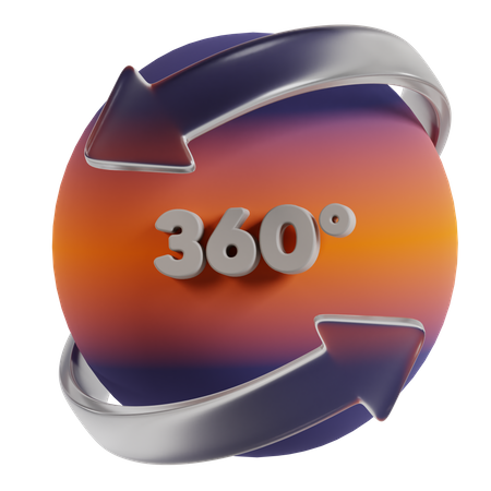 Rotação 360  3D Icon