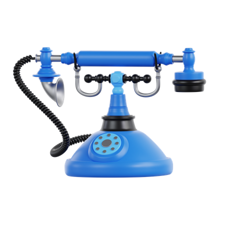 Rotary Phone  3D Icon