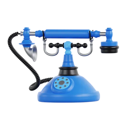 Rotary Phone  3D Icon