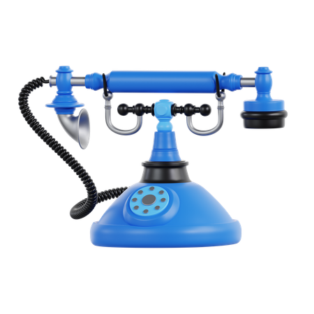 Rotary Phone  3D Icon