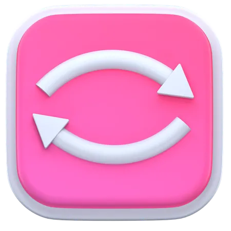 Rotate  3D Icon