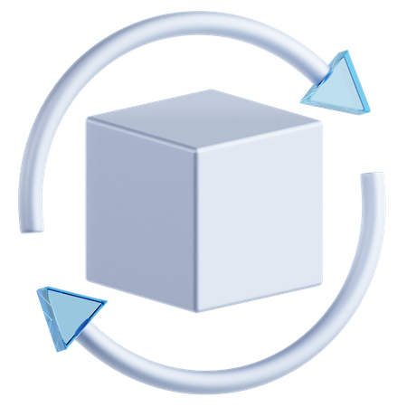 Rotate  3D Icon