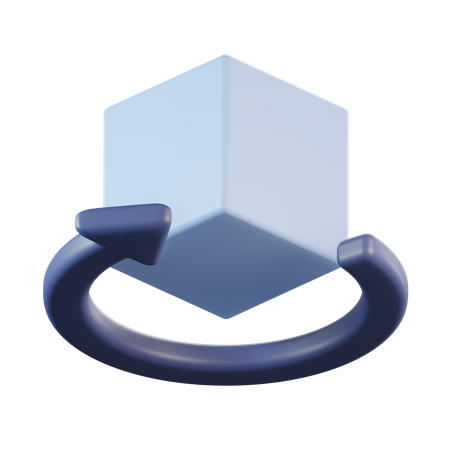 Rotate  3D Icon