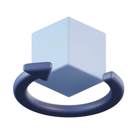 Rotate  3D Icon