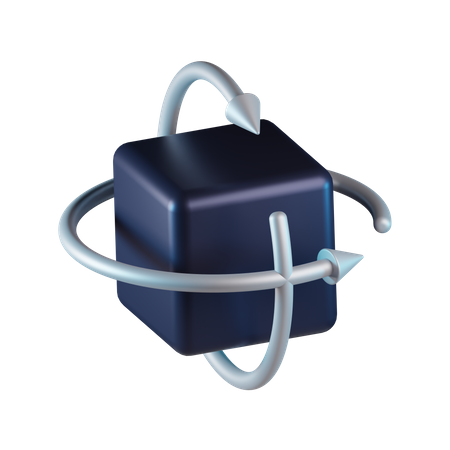 Rotate  3D Icon