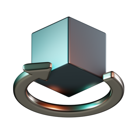 Rotate  3D Icon