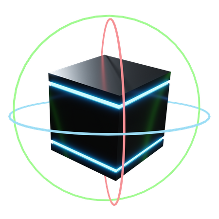 Rotate  3D Icon