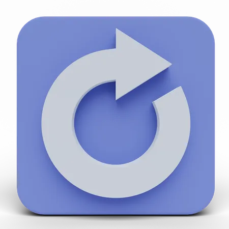 Rotate  3D Icon