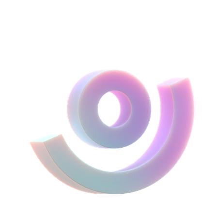 Rotate Arc and Circle  3D Icon