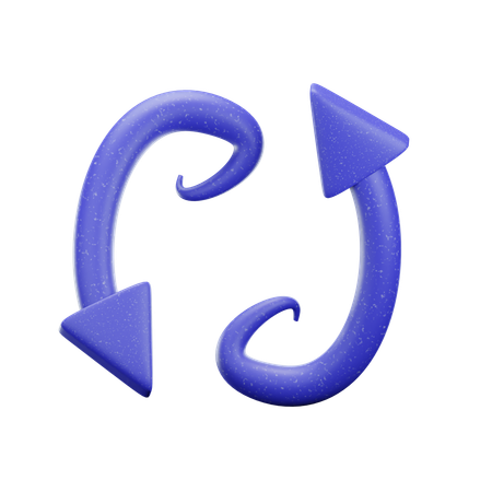 Rotate Arrow  3D Icon