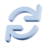 3d rotate arrow logo