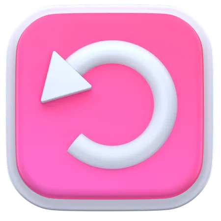 Rotate Left  3D Icon