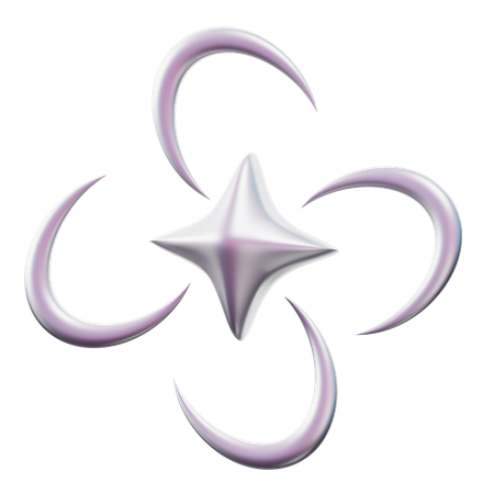 Rotating Stars  3D Icon