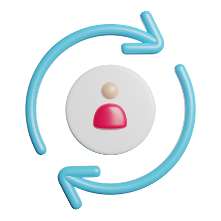 Rotation  3D Icon