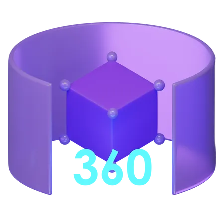 Rotation à 360°  3D Icon
