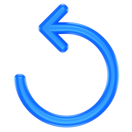 Rotation Counter Clockwise  3D Icon