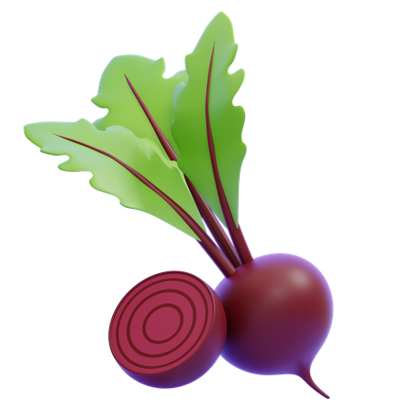 Rote Beete  3D Icon