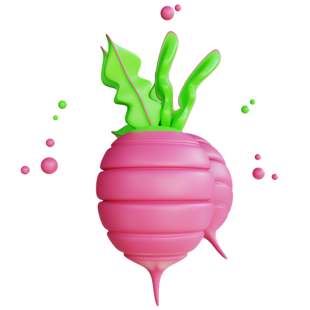 Rote Beete  3D Icon