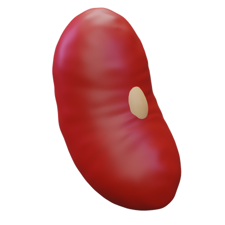 Rote Bohnen  3D Icon