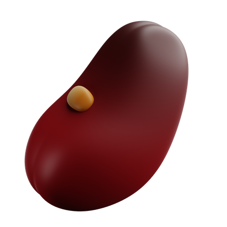 Rote Bohnen  3D Icon