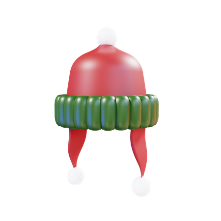 Rote Pudelmütze  3D Illustration