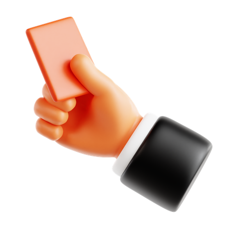 Rote Karte  3D Icon