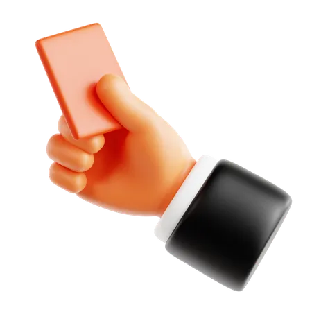 Rote Karte  3D Icon