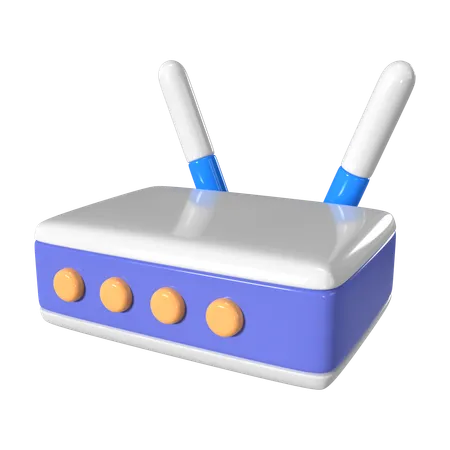 Roteador  3D Icon