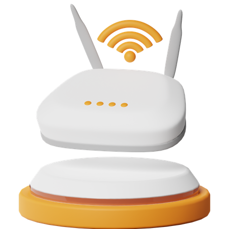 Roteador  3D Icon
