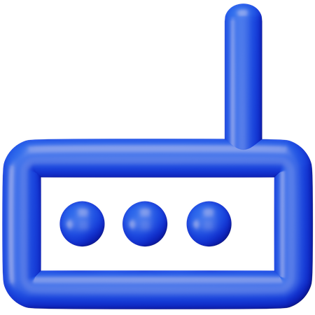 Roteador  3D Icon