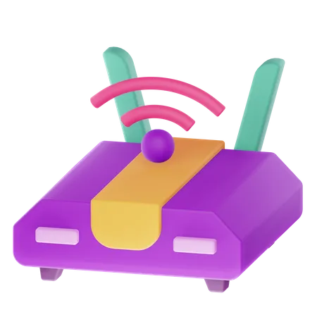 Roteador  3D Icon