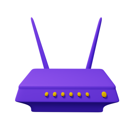 Roteador  3D Icon