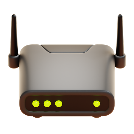 Roteador  3D Icon