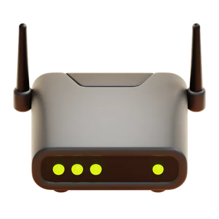 Roteador  3D Icon