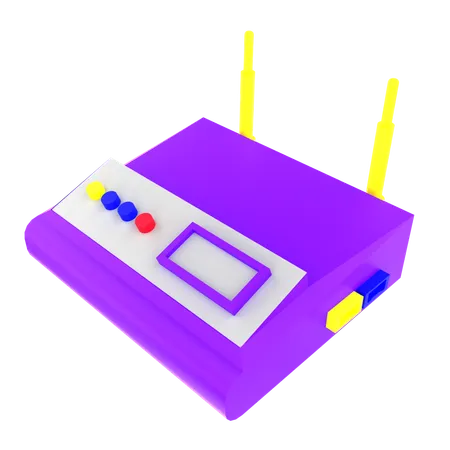 Roteador Wi-Fi  3D Icon