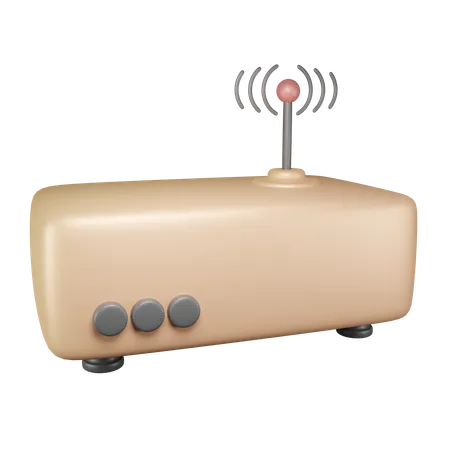Roteador Wifi Para Conexao Com A Internet 3D Icon