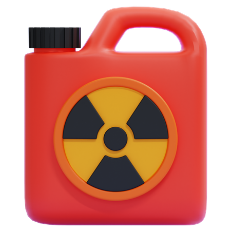 Roter Kraftstoffkanister  3D Icon