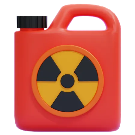 Roter Kraftstoffkanister  3D Icon