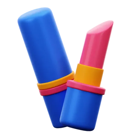 Roter Lippenstift  3D Illustration