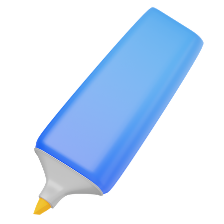 Marcador de pluma  3D Icon