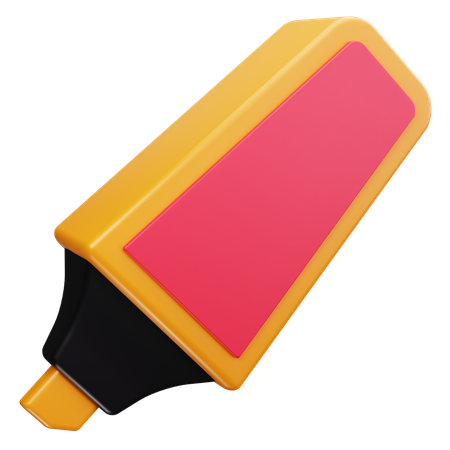 Marcador de pluma  3D Icon