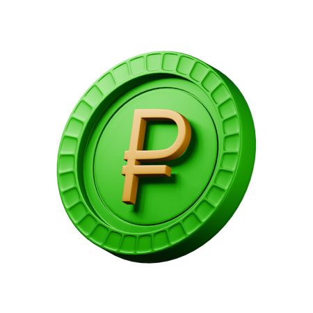 Rouble russe  3D Icon
