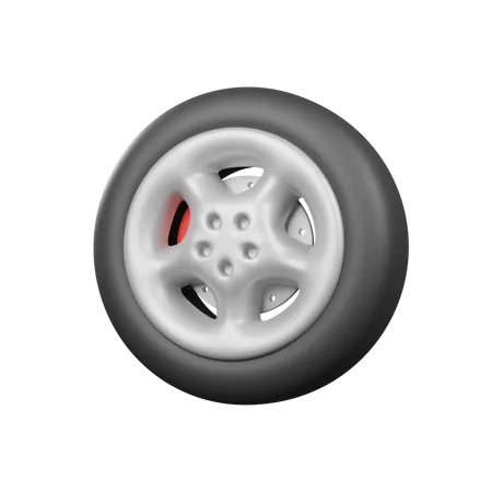 Roue  3D Icon