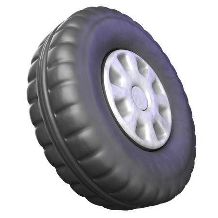 Roue  3D Icon