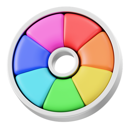 Palette de couleurs  3D Icon