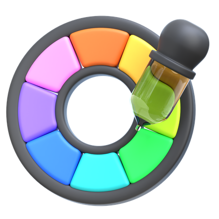 Palette de couleurs  3D Icon