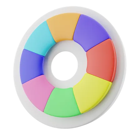 Palette de couleurs  3D Icon