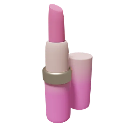 Rouge à lèvres rose  3D Icon