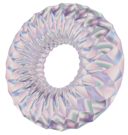 Rough Torus  3D Icon