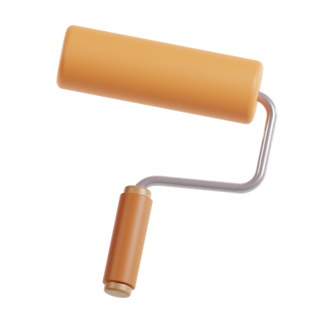 Rouleau de brosse  3D Icon